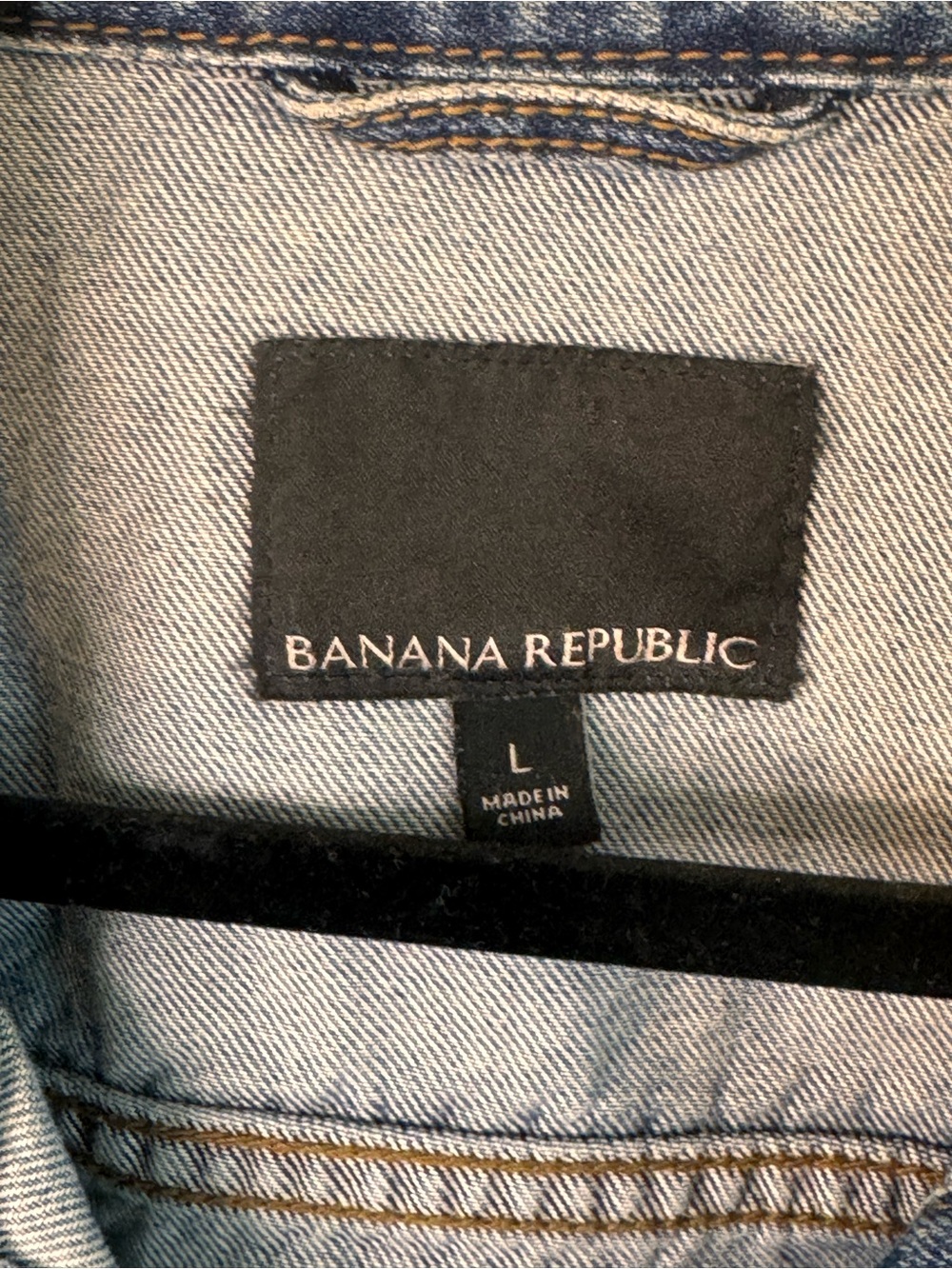 Banana Republic Women's Denim Jean Jacket size L - Picture 4 of 5